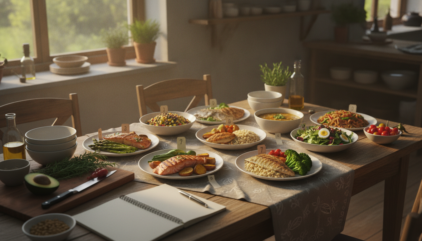 Healthy 7-Day Meal Plan: Balanced Week Template