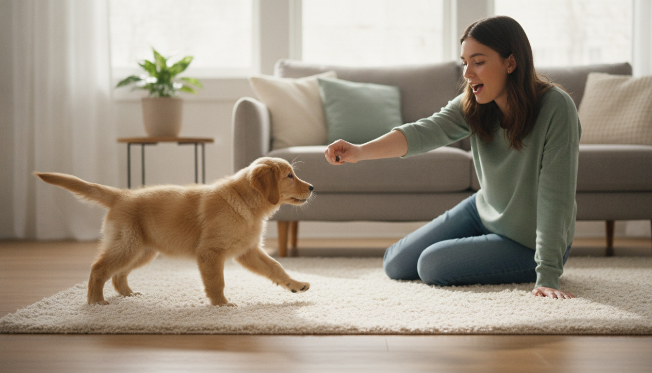 First Skill to Teach a New Puppy: Name + Come Recall